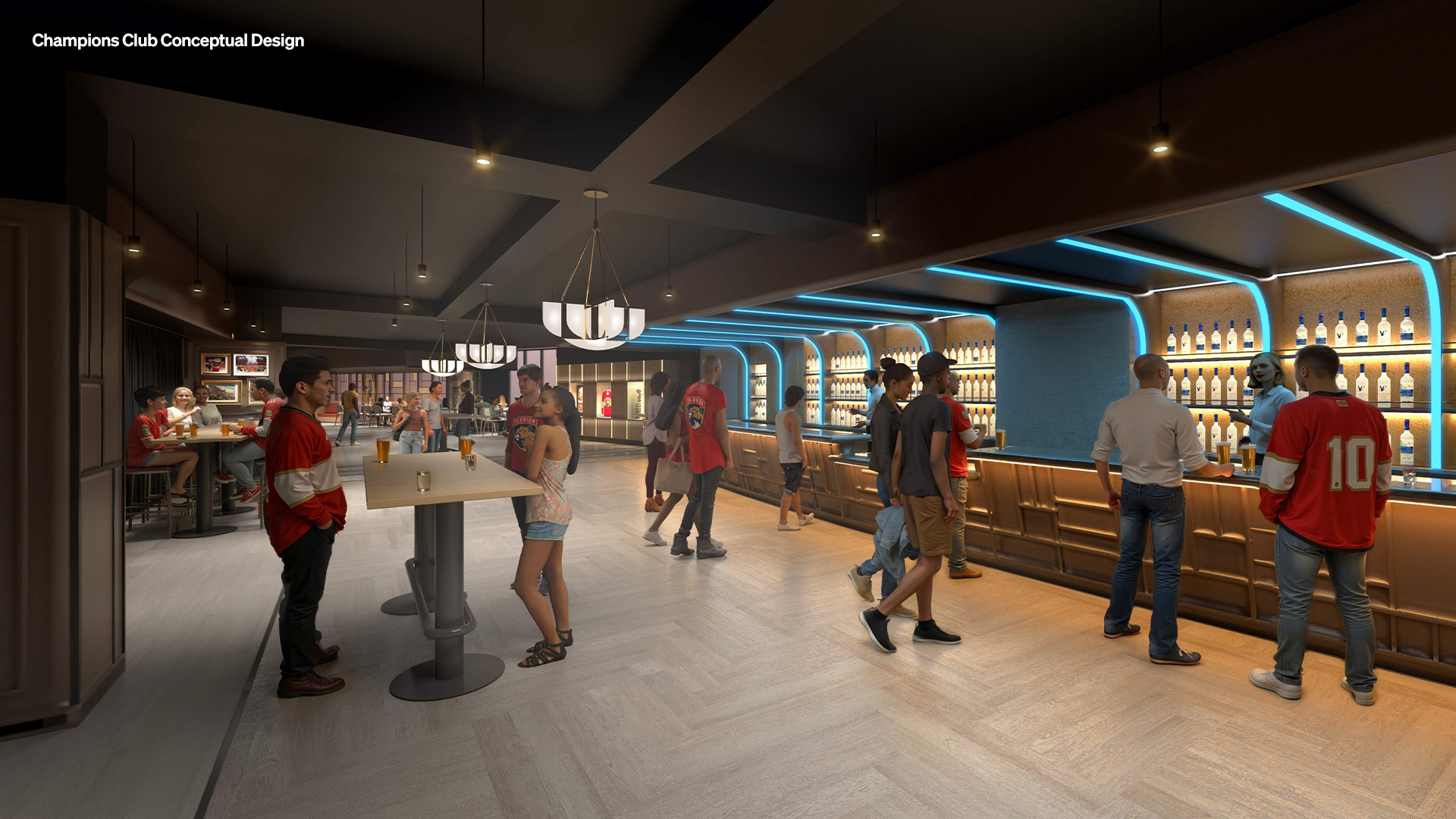 Champions Club bar and lounge